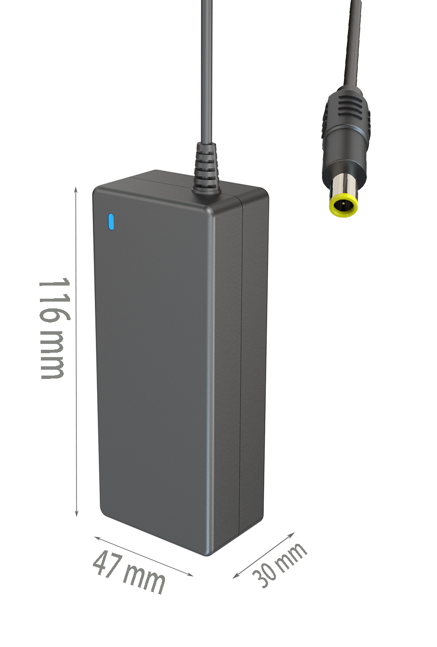 65W Power supply 20V3.25A / DC Connector: 7.9*5.5mm-Pin.